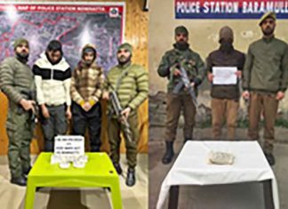 9 drug peddlers arrested in Kashmir Valley