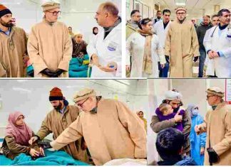 Omar-Abdullah-conducts-surprise-visit-of-Kashmir's premier-healthcare-institutions