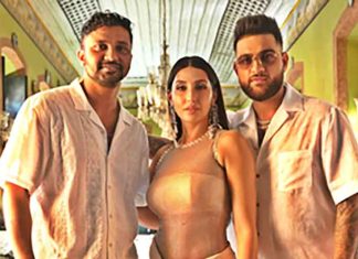 Choreographer Rajit Dev Karan Aujla and Nora Fatehi