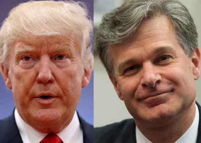 Christopher Wray Donald Trump