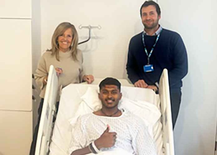 Cricketer Sai Sudharsan surgery successful