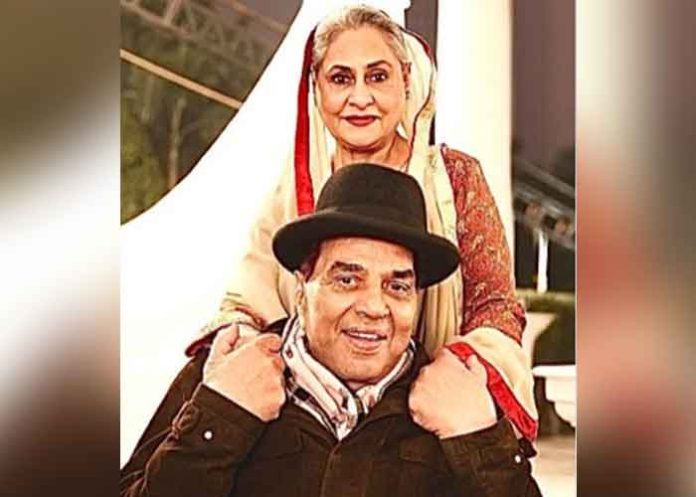 Dharmendra with Jaya Bachchan