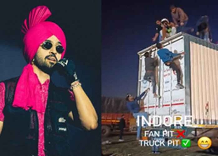 Diljit Dosanjh Fans on Truck