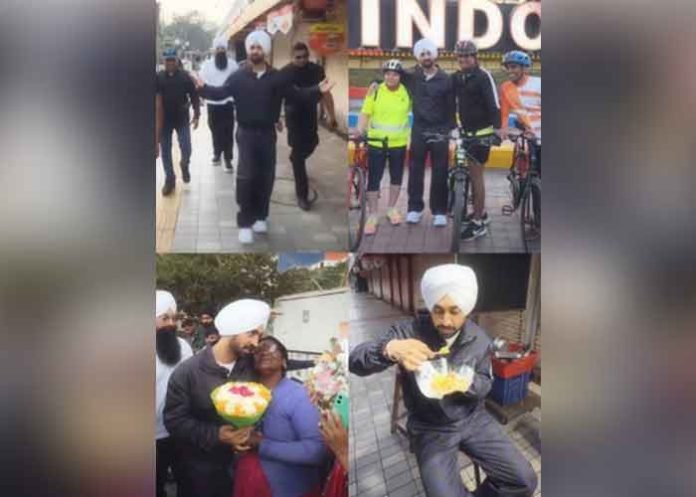 Diljit Dosanjh at Indore