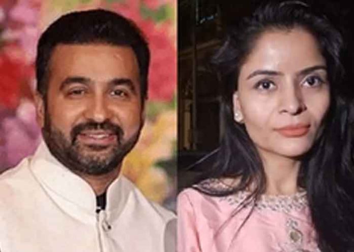 Gehana Vasisth and Raj Kundra