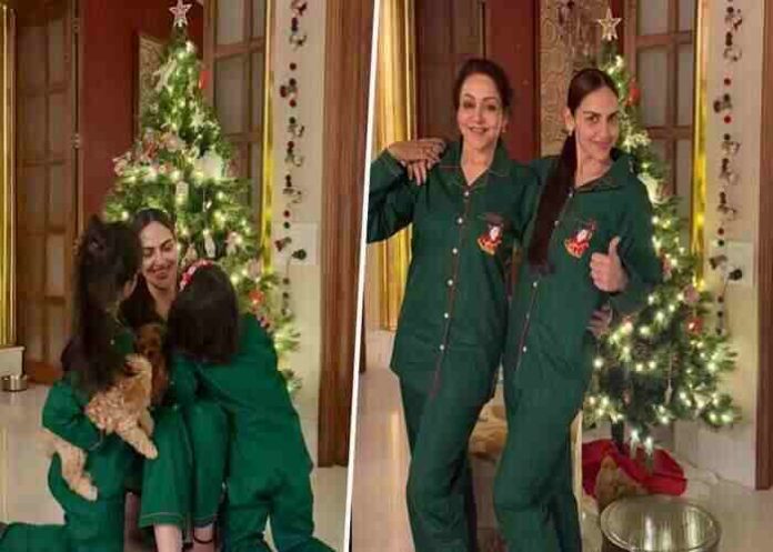 Hema-Malini-celebrates-'girl-power'-by-twinning-with-daughter-and-granddaughters