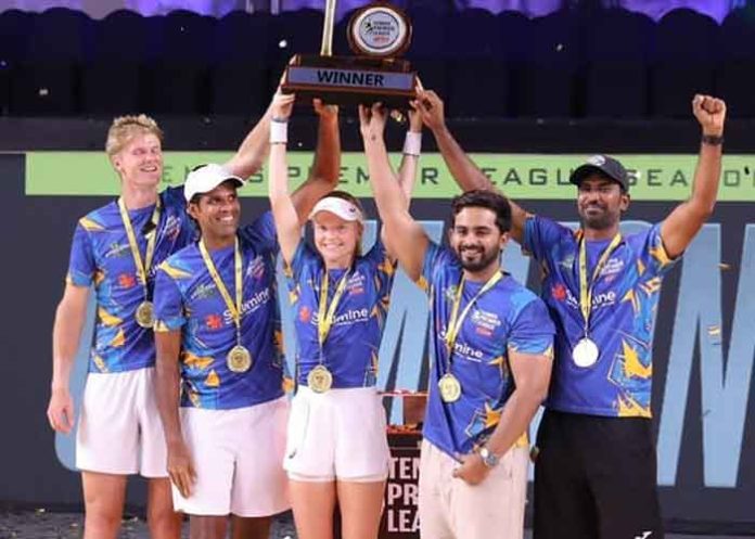 Hyderabad Strikers won Tennis Premier League