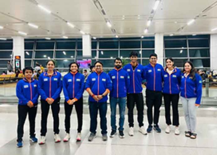 India's table tennis team for ITTF