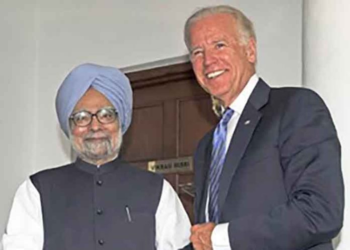 Joe Biden Manmohan Singh