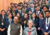 LPU Students with LS Speaker & Sonia Gandhi