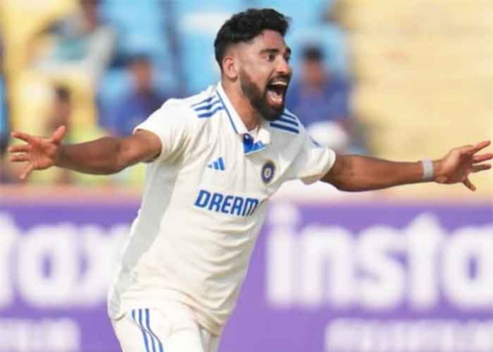 Mohammed Siraj Cricketer