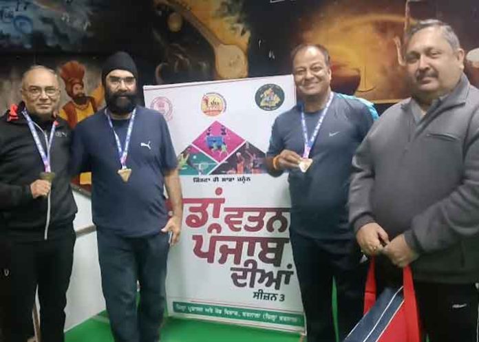 PAU Dr Satish Kumar Gupta WON Gold Medal at State-Level Table Tennis