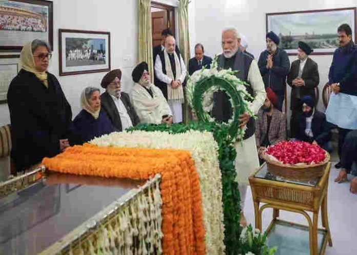 PM-Modi-HM-Shah- others-pay-tributes-to-former-PM-Manmohan-Singh