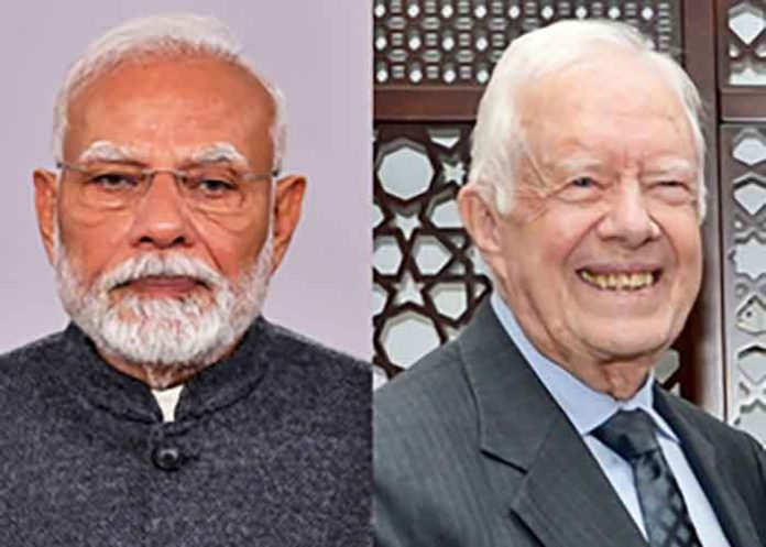 PM Modi former US Prez Jimmy Carter