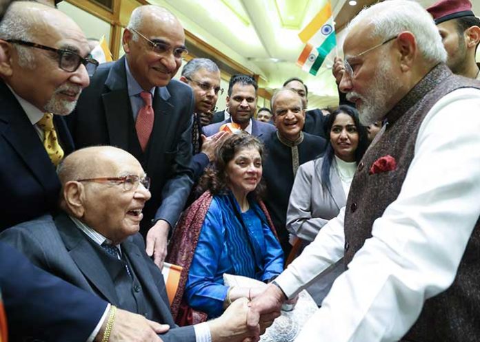 PM Modi meets 101-year-old former IFS officer