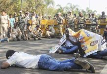 Protest in Bhubaneswar