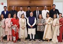 Ranbir shares Kapoor family pic with modi