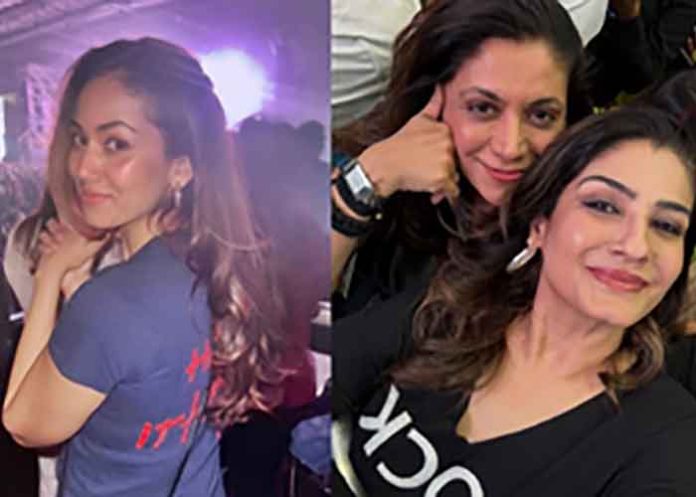 Raveena Tandon Mira Rajput Kapoor enjoy Concert