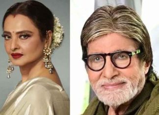 Rekha and Amitabh Bachchan