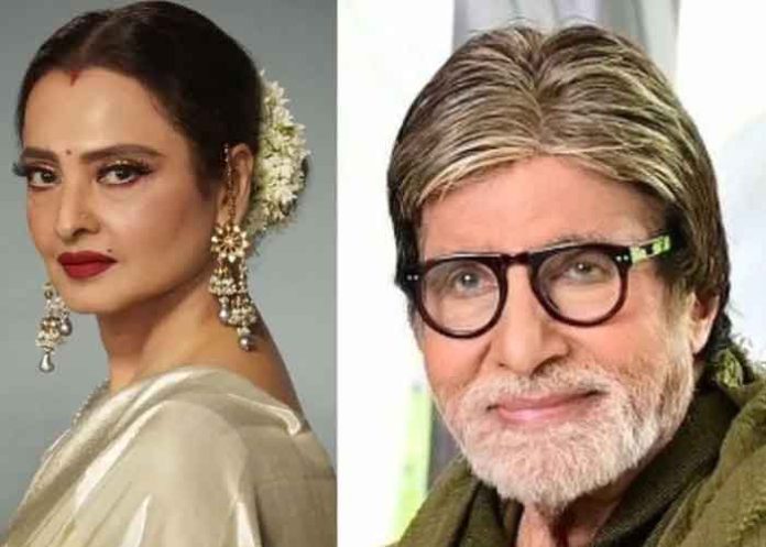 Rekha and Amitabh Bachchan