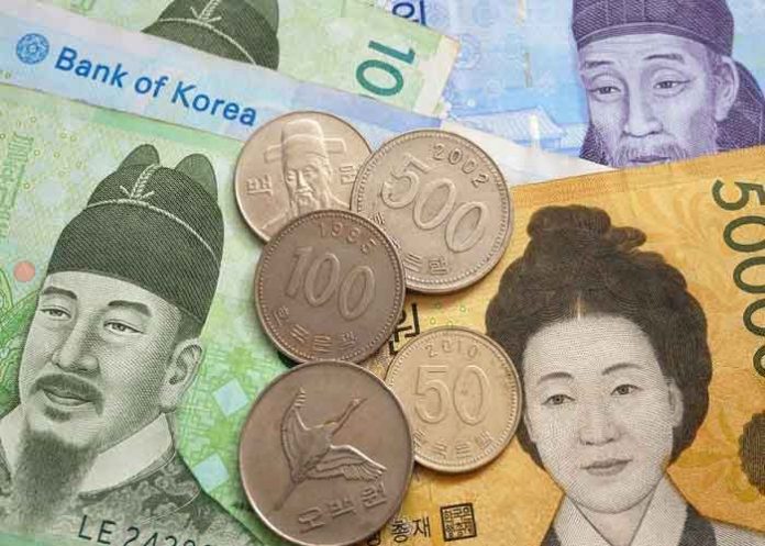 South Korean currency Won