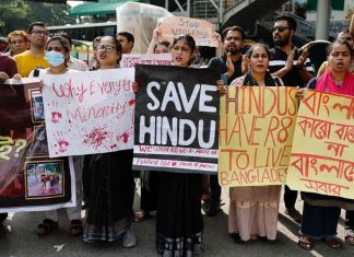 bangladeshi hindus Protest