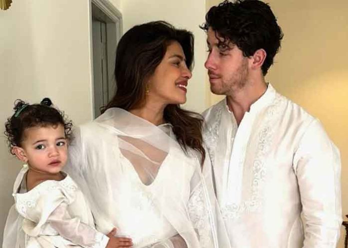 priyanka chopra and nick jonas and Malti Marie