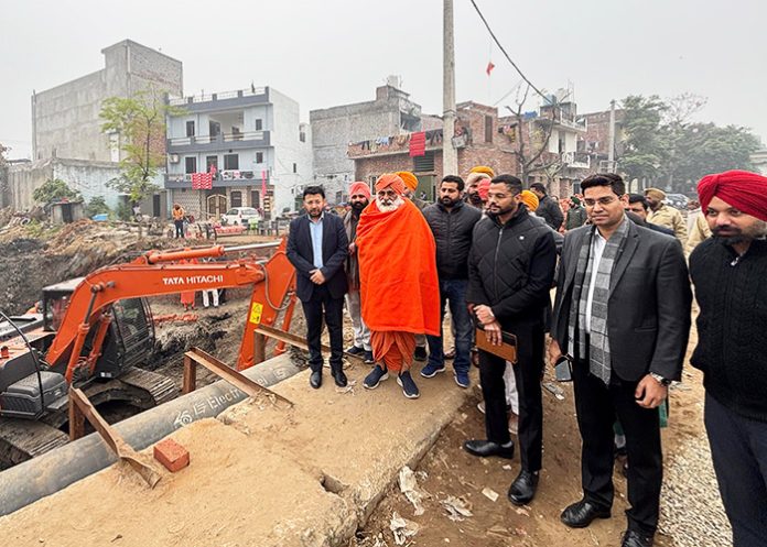 Dr Ravjot Singh, MP Seechewal Inspects Ongoing Works