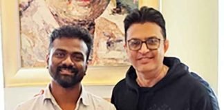 Filmmaker Rajkumar Periasamy with Bhushan Kumar