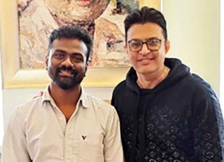 Filmmaker Rajkumar Periasamy with Bhushan Kumar