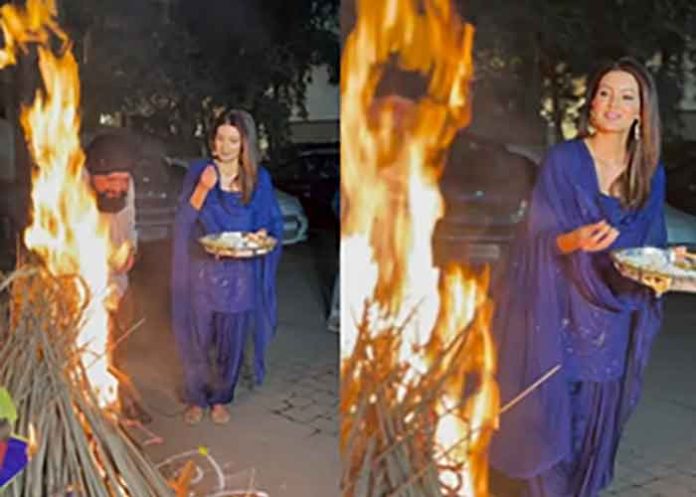 Geeta Basra celebrates Lohri