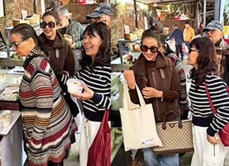 Manisha Koirala at Farmers Market