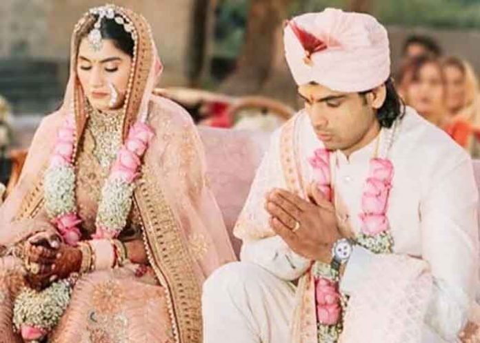 Neeraj Chopra marries Himani Mor