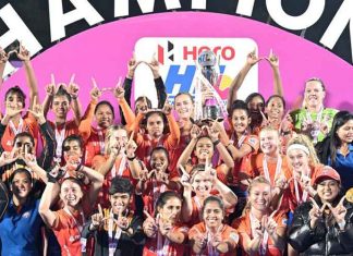 Odisha Warriors wins HIL trophy