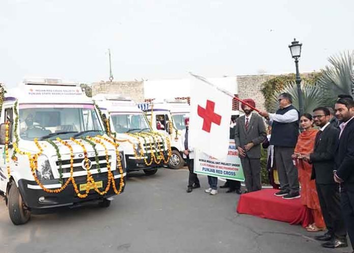 Punjab Guv Kataria Launches Red Cross