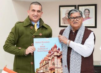 Punjab Guv Releases Harpreet Sandhu Pictorial Calendar