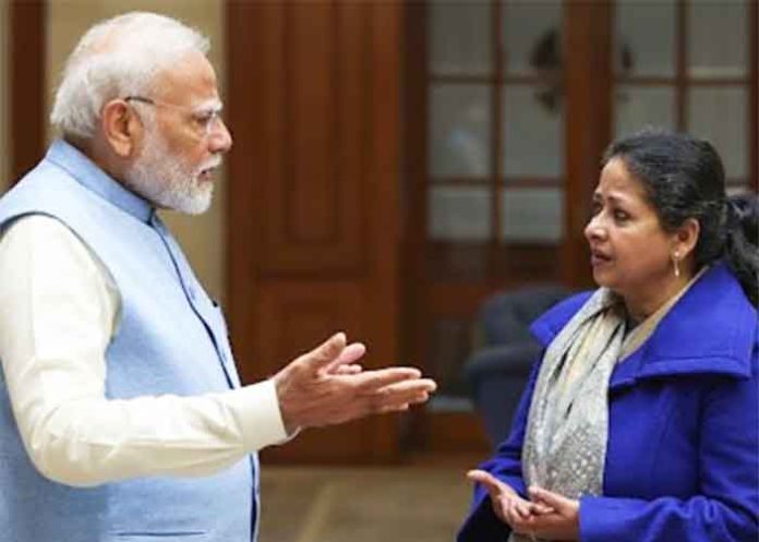 Sharmistha Mukherjee PM Modi