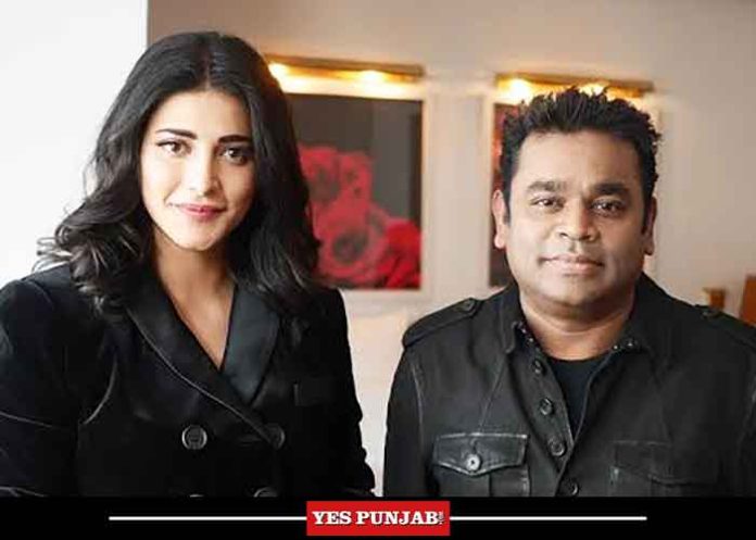 Shruti Haasan with AR Rahman