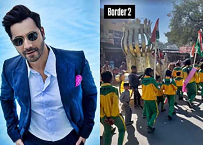 Varun Dhawan teases Border 2 while watching kids