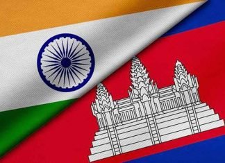 India and Cambodia discuss expanding multifaceted cooperation Cambodia India Flag