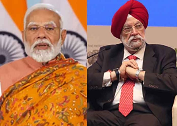 Hardeep Singh Puri PM Modi