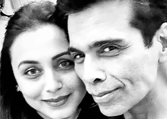 Karan Johar Rani Mukerji Selfie