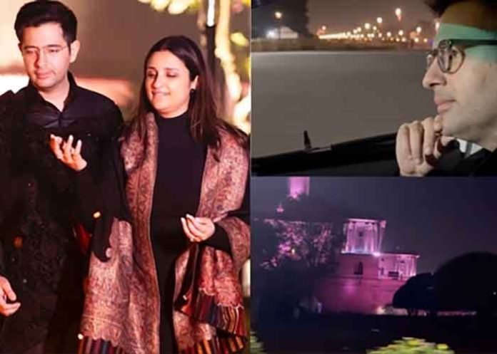 Parineeti Chopra and Raghav Chadha enjoy romantic drive