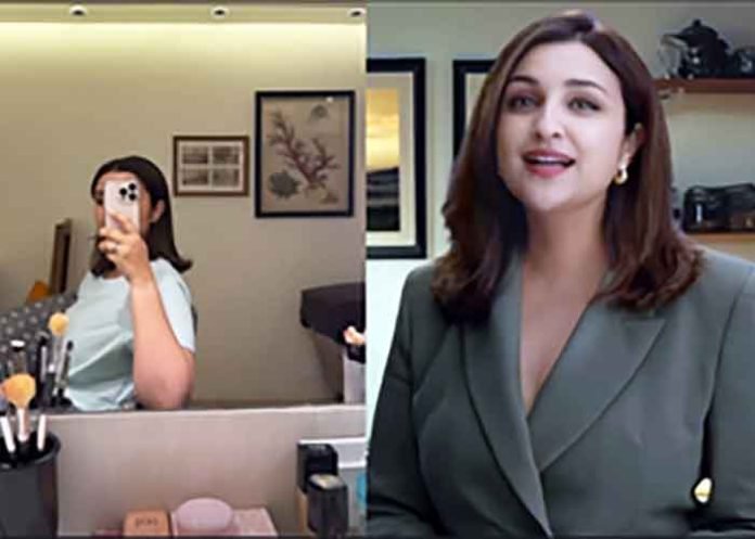 Parineeti Chopra makeup room selfie