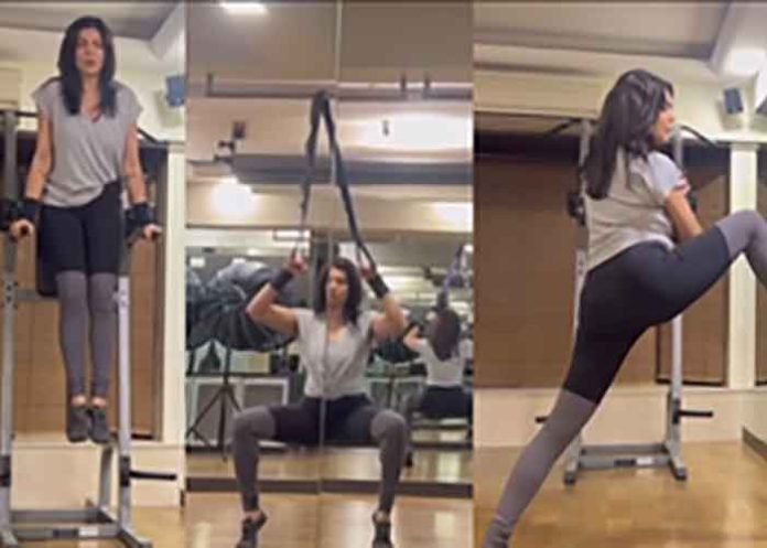 Sushmita Sen shares her workout