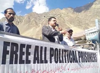 Pakistan Gilgit-Baltistan protest free all political prisoners