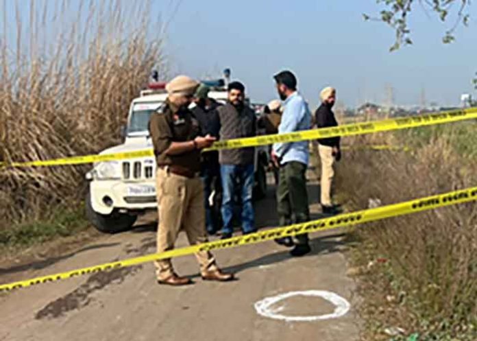 Punjab Police Blocking Road