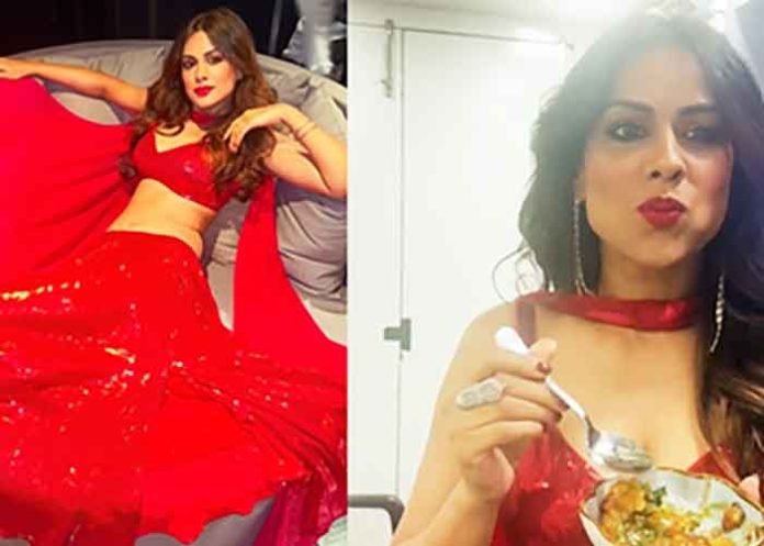 Nia Sharma famous Delhi Tikki to break her fast