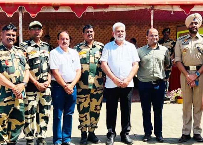 Punjab Minister Kataruchak Interacts with BSF Jawans