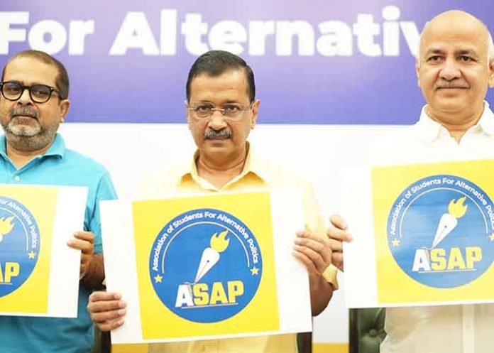 Kejriwal Launches AAP Student Wing ASAP